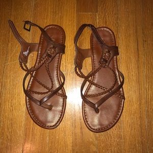 Leather sandals